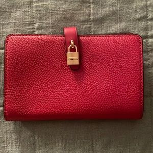 Red Michael Kors wallet
